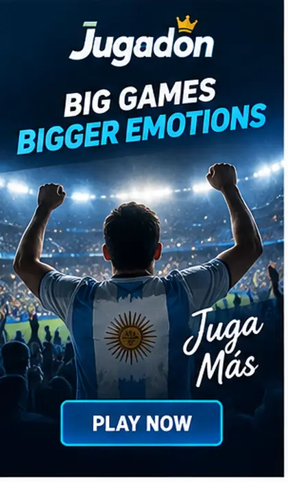 Jugadón también acepta apuestas deportivas; el bono de casino y el de deportes suelen ser distintos.