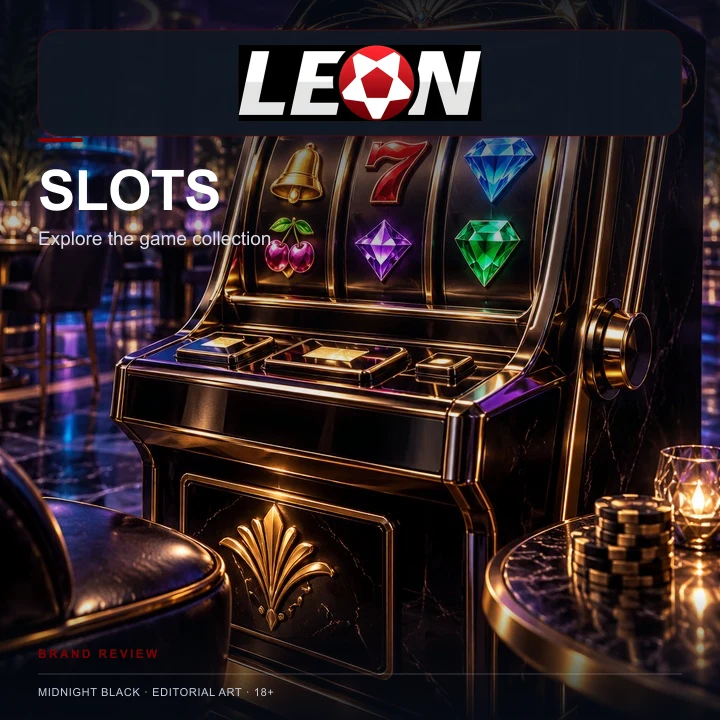 Slots em Leon: o RTP de cada jogo aparece no menu de informações.