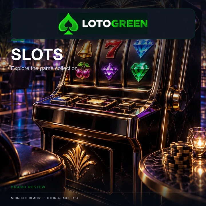 Slots em Lotogreen: o RTP de cada jogo aparece no menu de informações.