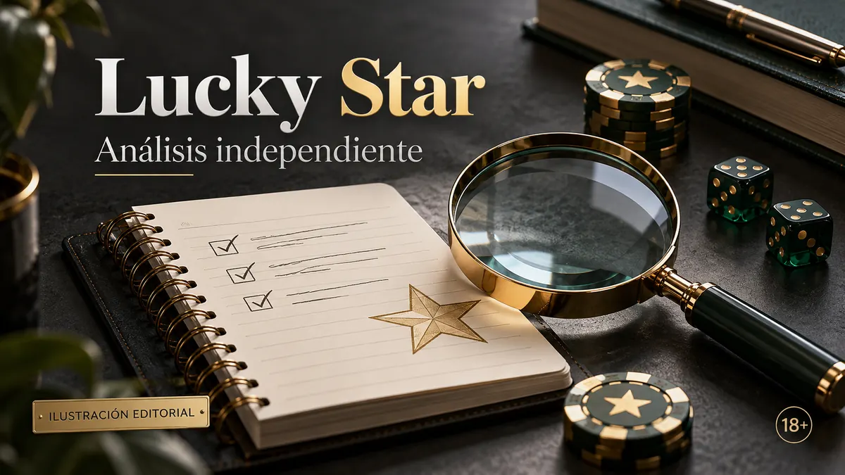 Análisis independiente de Lucky Star: lo que revisamos antes de recomendarlo. Ilustración editorial.