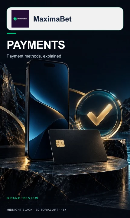 Pagamentos em MaximaBet: deposite e saque com métodos no seu nome.