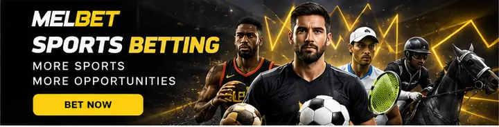 Melbet también acepta apuestas deportivas; el bono de casino y el de deportes suelen ser distintos.