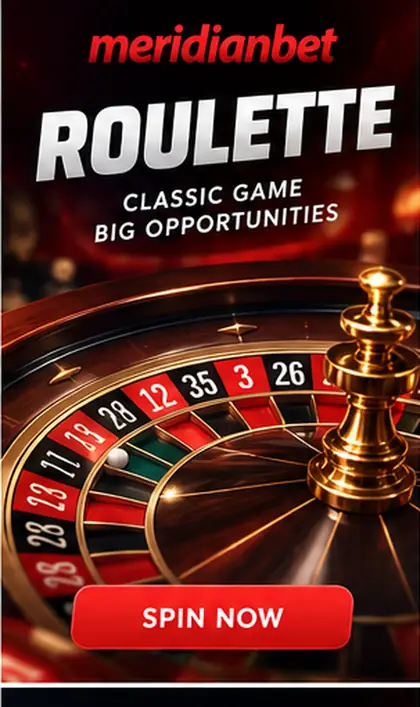 Casino en vivo de Meridianbet: mesas con crupier real.
