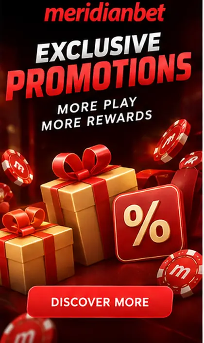 Programa de fidelidad y promociones de Meridianbet.