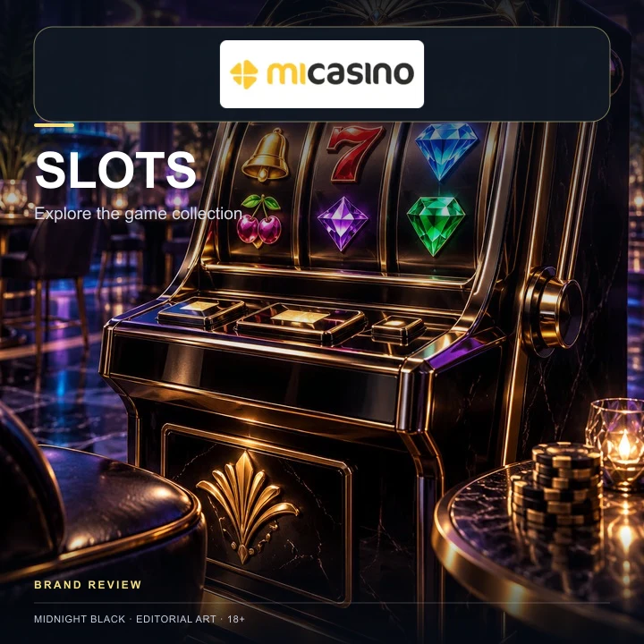 Tragamonedas en MiCasino: el RTP de cada juego se ve en su menú de información.
