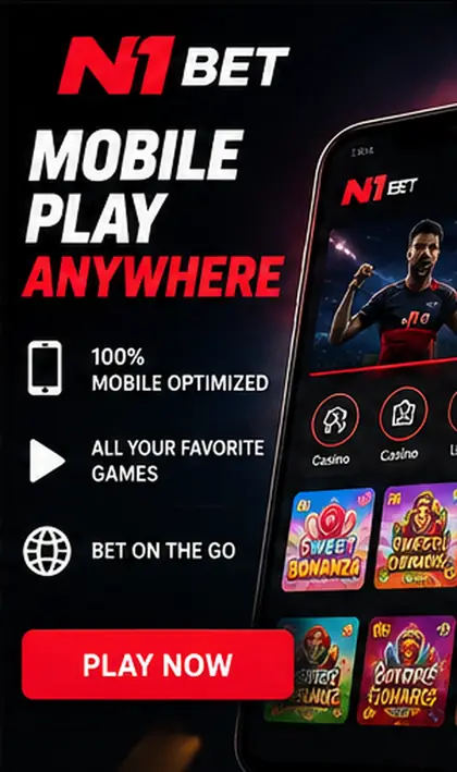N1 Bet no celular: funciona pelo navegador, o app é opcional.