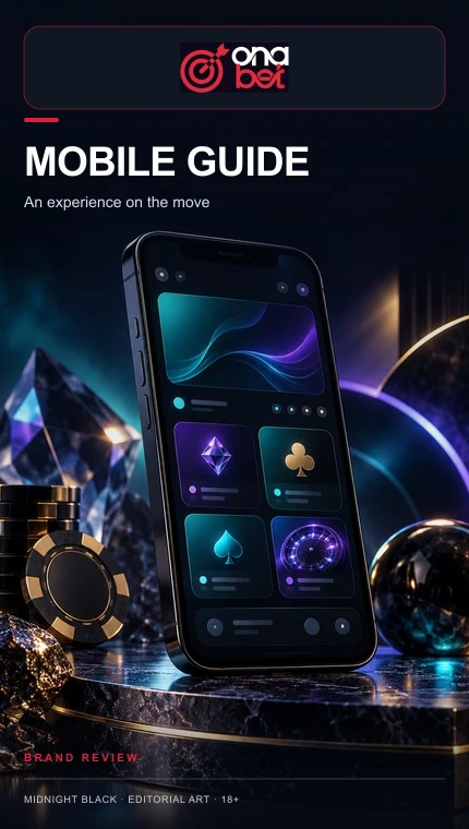 Onabet no celular: funciona pelo navegador, o app é opcional.