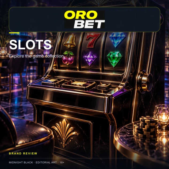 Tragamonedas en Orobet: el RTP de cada juego se ve en su menú de información.