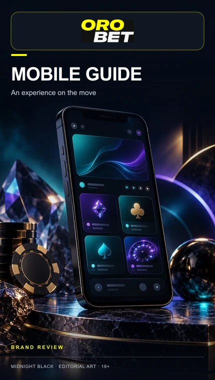Orobet en el celular: funciona desde el navegador, la app es opcional.