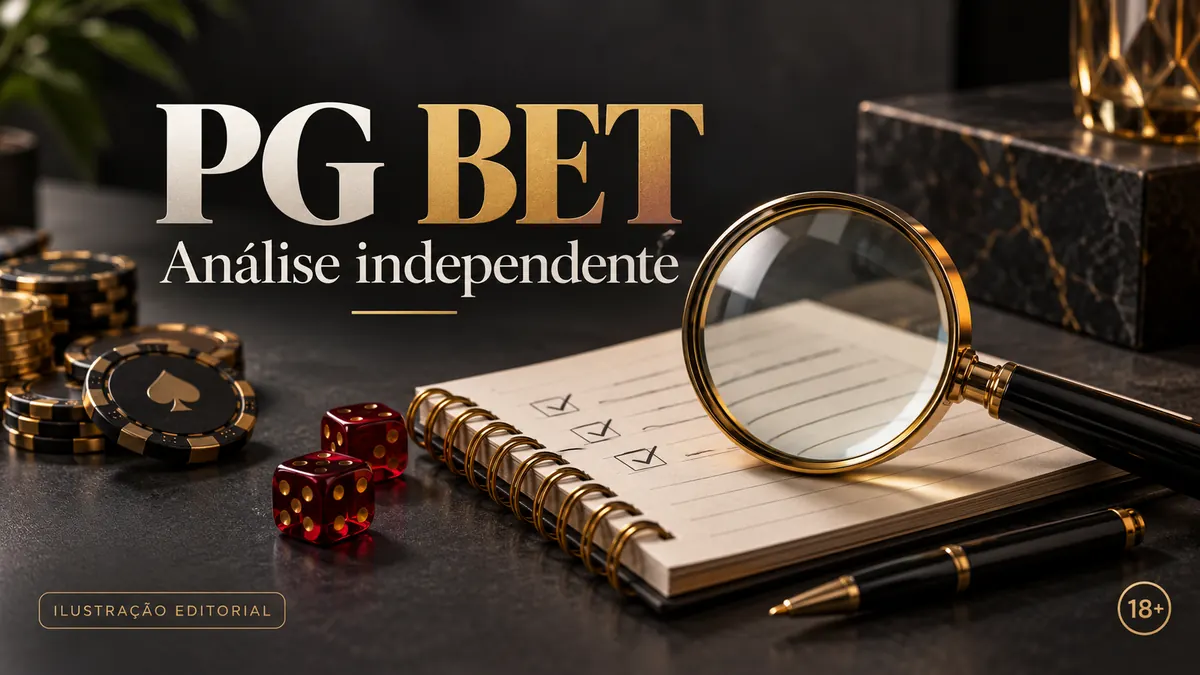 Análise independente de PG Bet: o que verificamos antes de recomendar. Ilustração editorial.