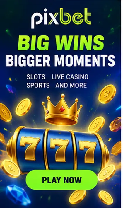 Cassino ao vivo de Pixbet: mesas com crupiê real.