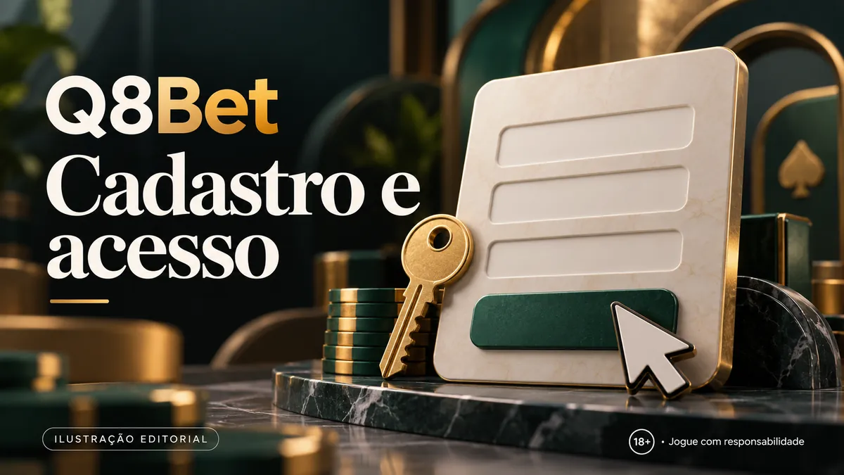 Formulário estilizado com chave dourada e cursor sobre um botão verde