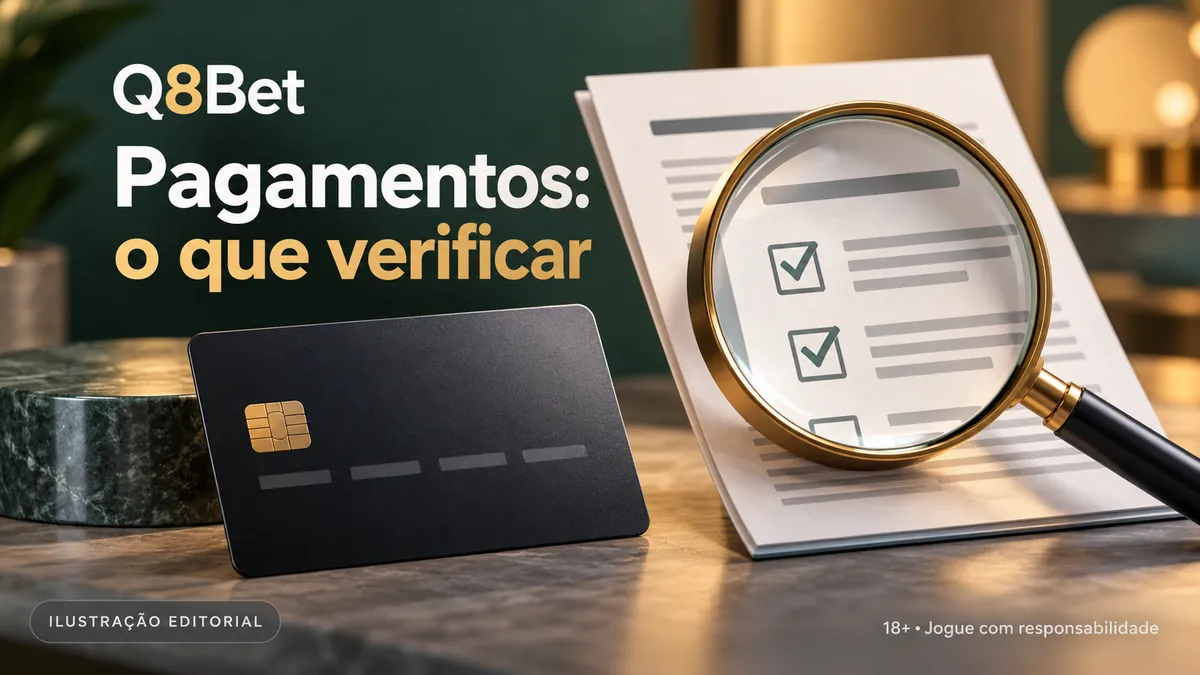 Cartão preto e lupa sobre uma lista de verificação