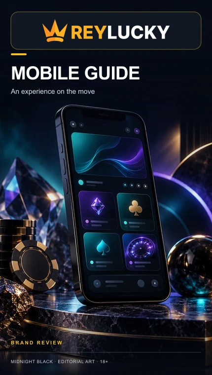 ReyLucky en el celular: funciona desde el navegador, la app es opcional.
