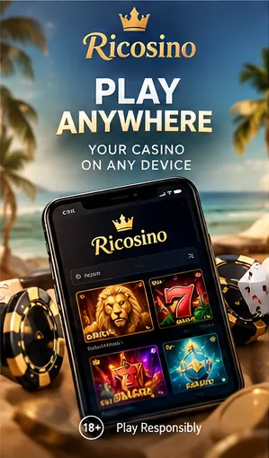 Ricosino en el celular: funciona desde el navegador, la app es opcional.