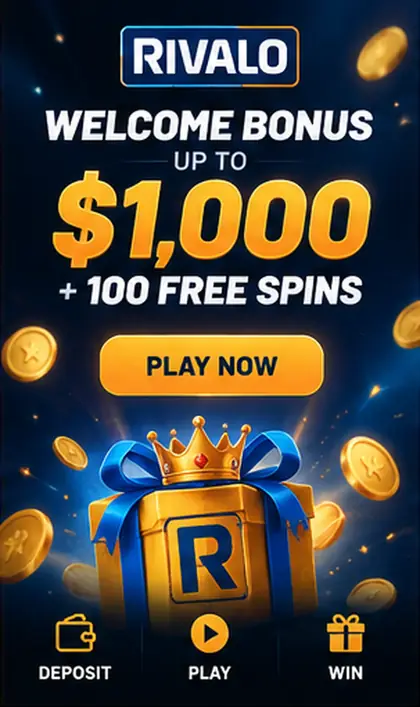 Oferta de bienvenida de Rivalo. Antes de aceptarla, revisa el rollover y la apuesta máxima.