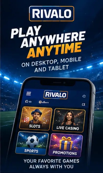 Rivalo en el celular: funciona desde el navegador, la app es opcional.