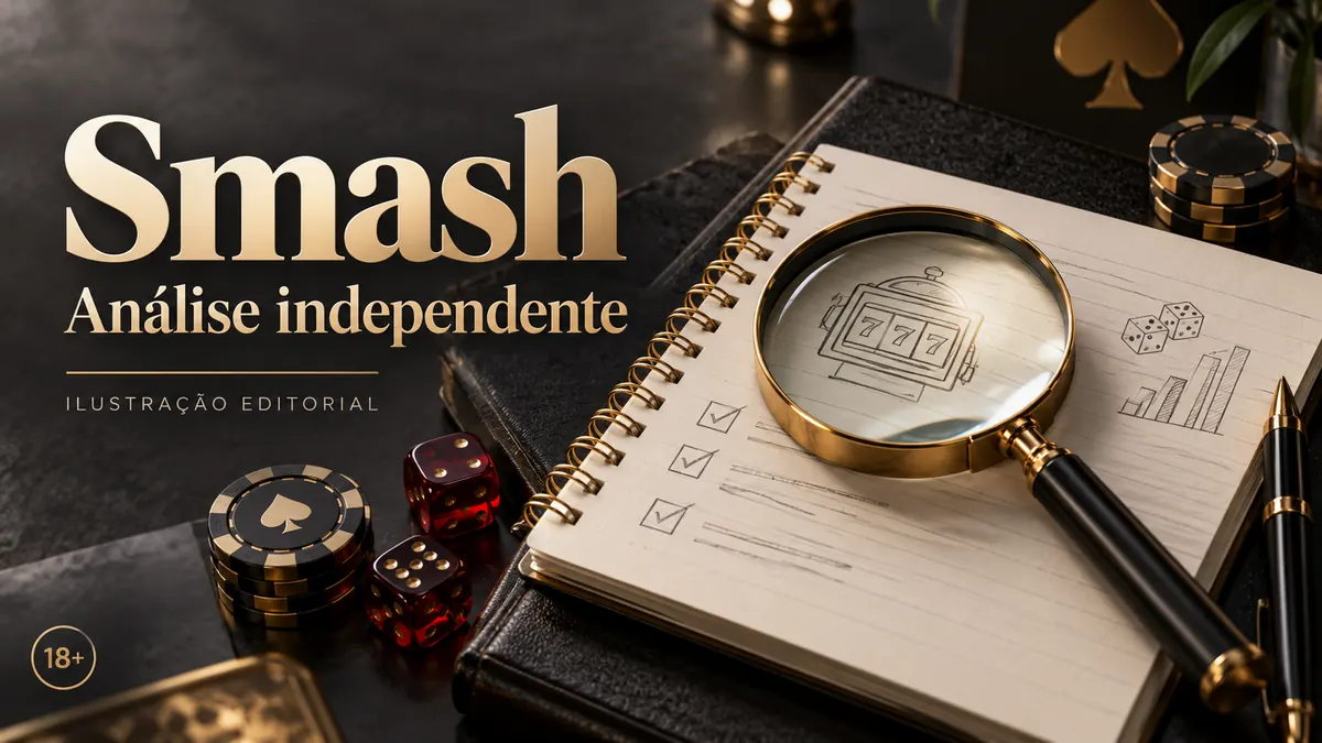 Análise independente de Smash: o que verificamos antes de recomendar. Ilustração editorial.