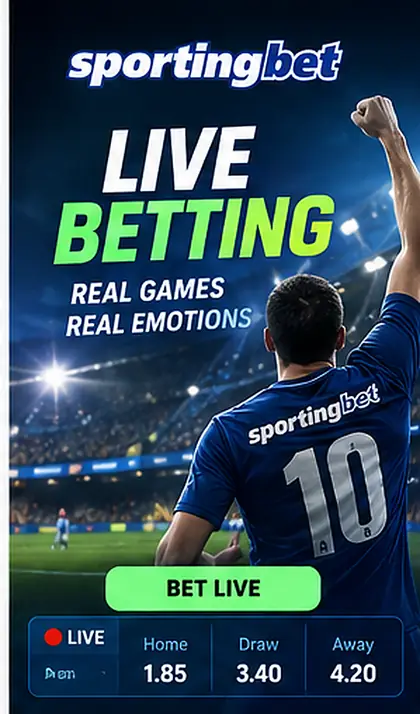 Sportingbet também aceita apostas esportivas; o bônus de cassino e o de esportes costumam ser diferentes.