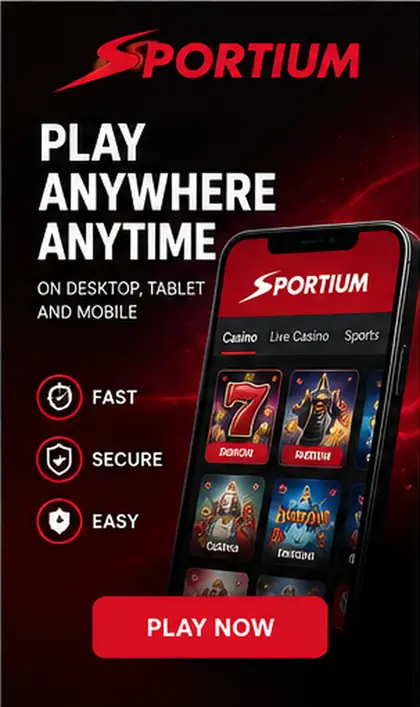 Sportiumbet en el celular: funciona desde el navegador, la app es opcional.