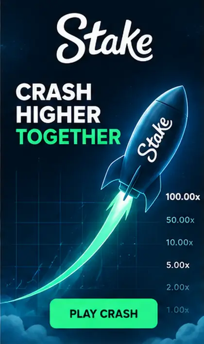Juegos crash en Stake: Aviator y similares.