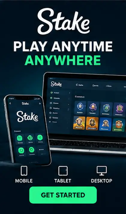 Stake en el celular: funciona desde el navegador, la app es opcional.
