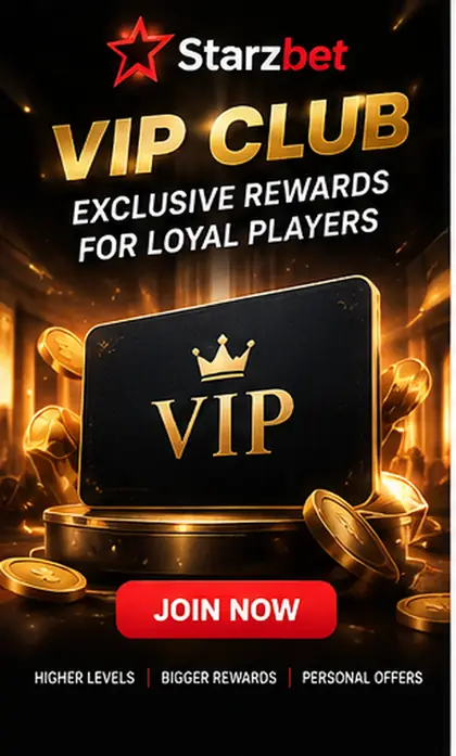 Programa de fidelidade e promoções de Starzbet.