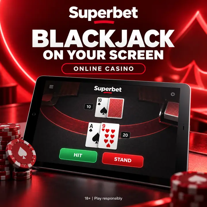 Cassino ao vivo de Superbet: mesas com crupiê real.