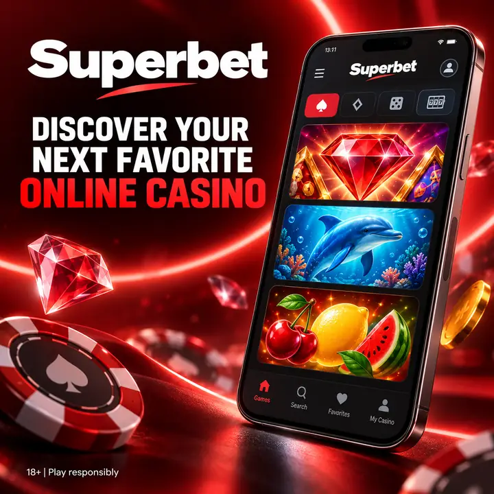 Promoção de Superbet. Ilustração, não captura do site.