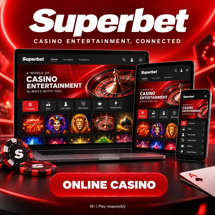 Promoção de Superbet. Ilustração, não captura do site.