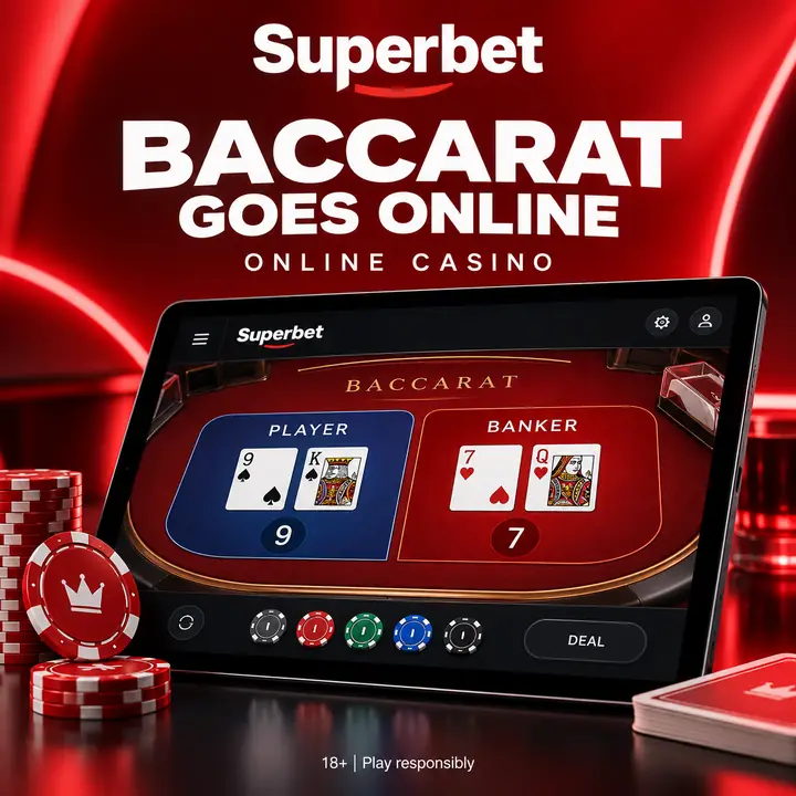 Cassino ao vivo de Superbet: mesas com crupiê real.