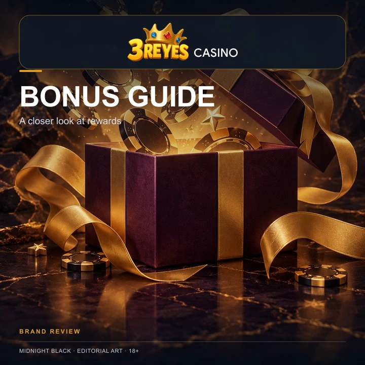 Oferta de bienvenida de 3Reyes. Antes de aceptarla, revisa el rollover y la apuesta máxima.