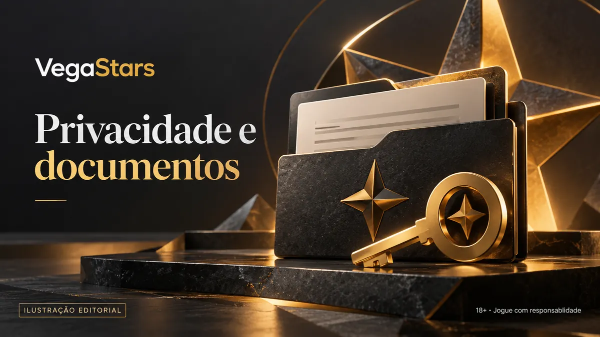 Ilustração de pasta de documentos com chave dourada