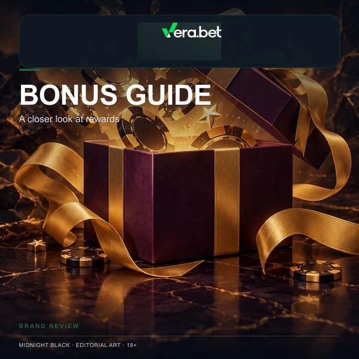 Oferta de boas-vindas de Vera Bet. Antes de aceitar, confira o rollover e a aposta máxima.