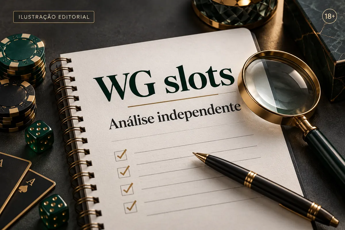 Análise independente de WG Slots: o que verificamos antes de recomendar. Ilustração editorial.