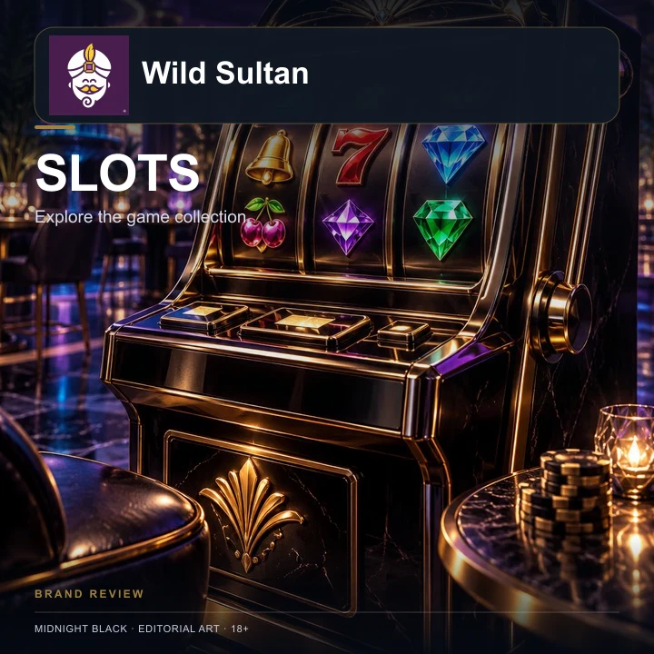 Tragamonedas en Wild Sultan: el RTP de cada juego se ve en su menú de información.