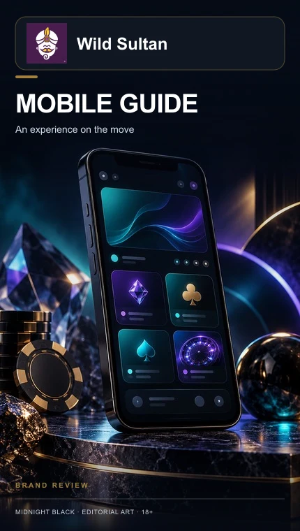 Wild Sultan en el celular: funciona desde el navegador, la app es opcional.