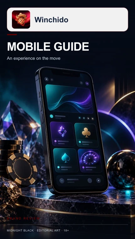 Winchido en el celular: funciona desde el navegador, la app es opcional.