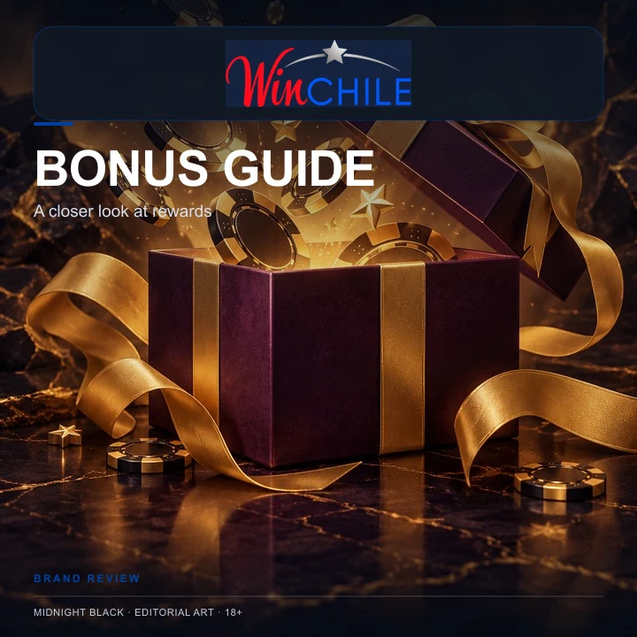 Oferta de bienvenida de Winchile. Antes de aceptarla, revisa el rollover y la apuesta máxima.