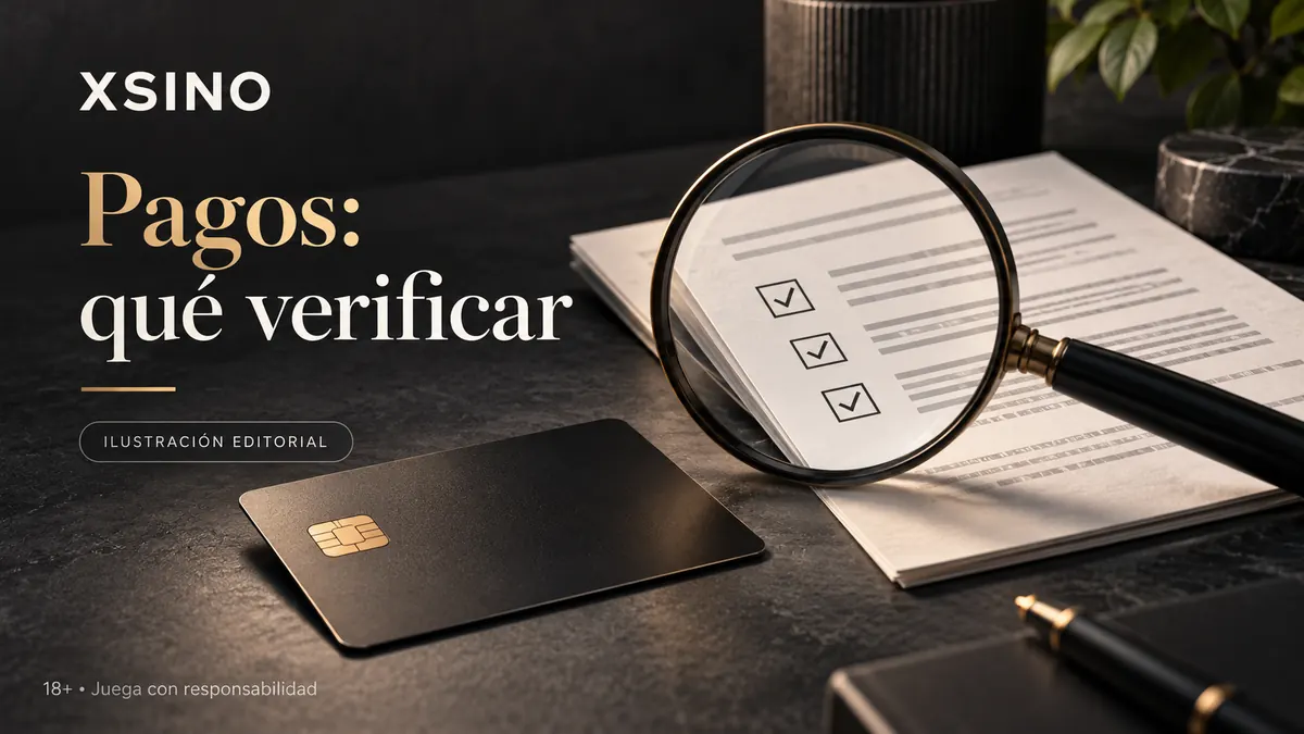 Pagos en XSINO: qué verificar antes de depositar y retirar. Ilustración editorial.