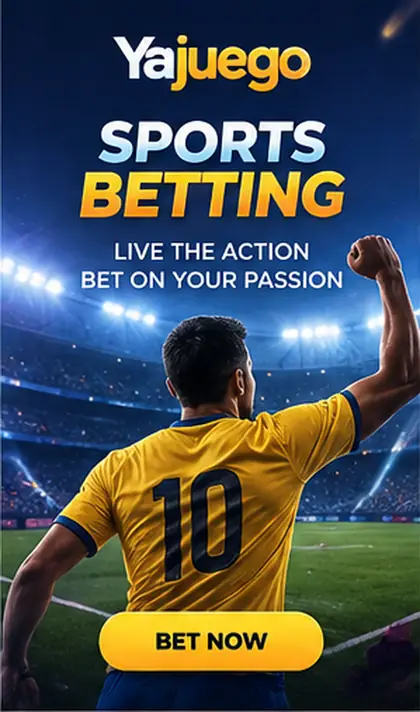 Yajuego también acepta apuestas deportivas; el bono de casino y el de deportes suelen ser distintos.