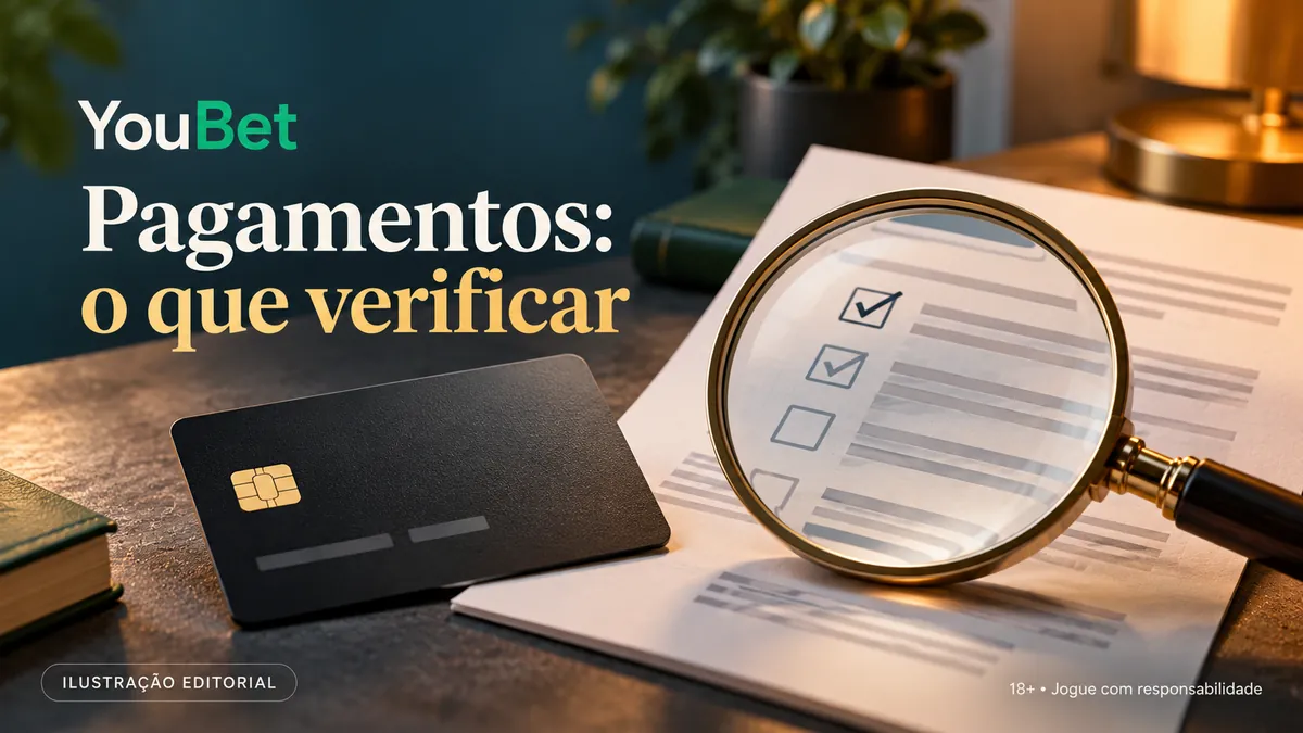 Cartão preto e lupa sobre lista de verificação com itens marcados